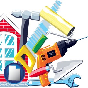 home maintenance tools - with Utah icon